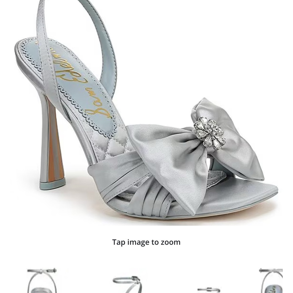 Elegant Silver High Heel Sandals